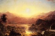 Frederic Edwin Church Andes of Eduador oil painting